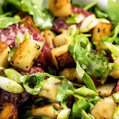 salada de batata doce assada